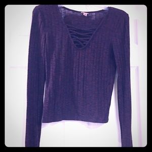 Cape Juby Size M Long Sleeve Crop Top